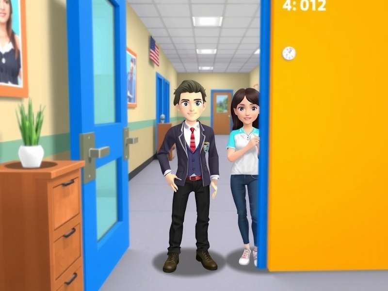 Avakin School Friends Game Screenshot